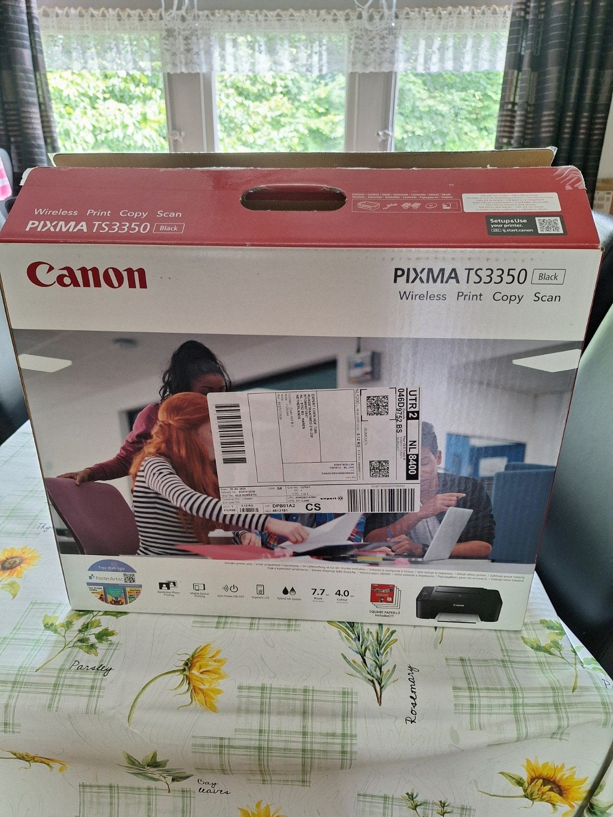 Canon pixma ts3350, Inkjetprinter, All-in-one, Draadloos, Zo goed als nieuw
