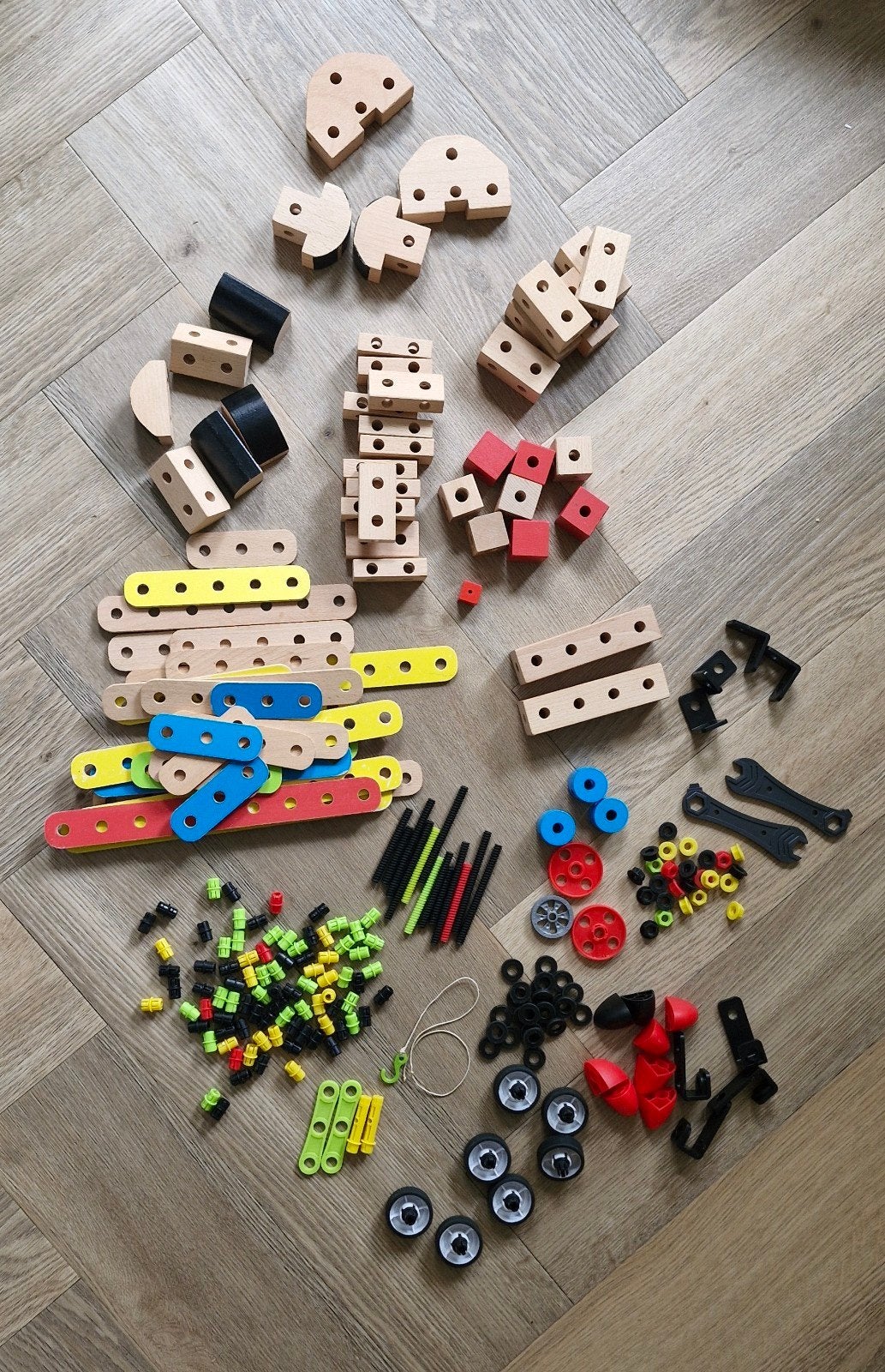 2 Bakken Constructiemateriaal, Ophalen, Gebruikt, Knutselen