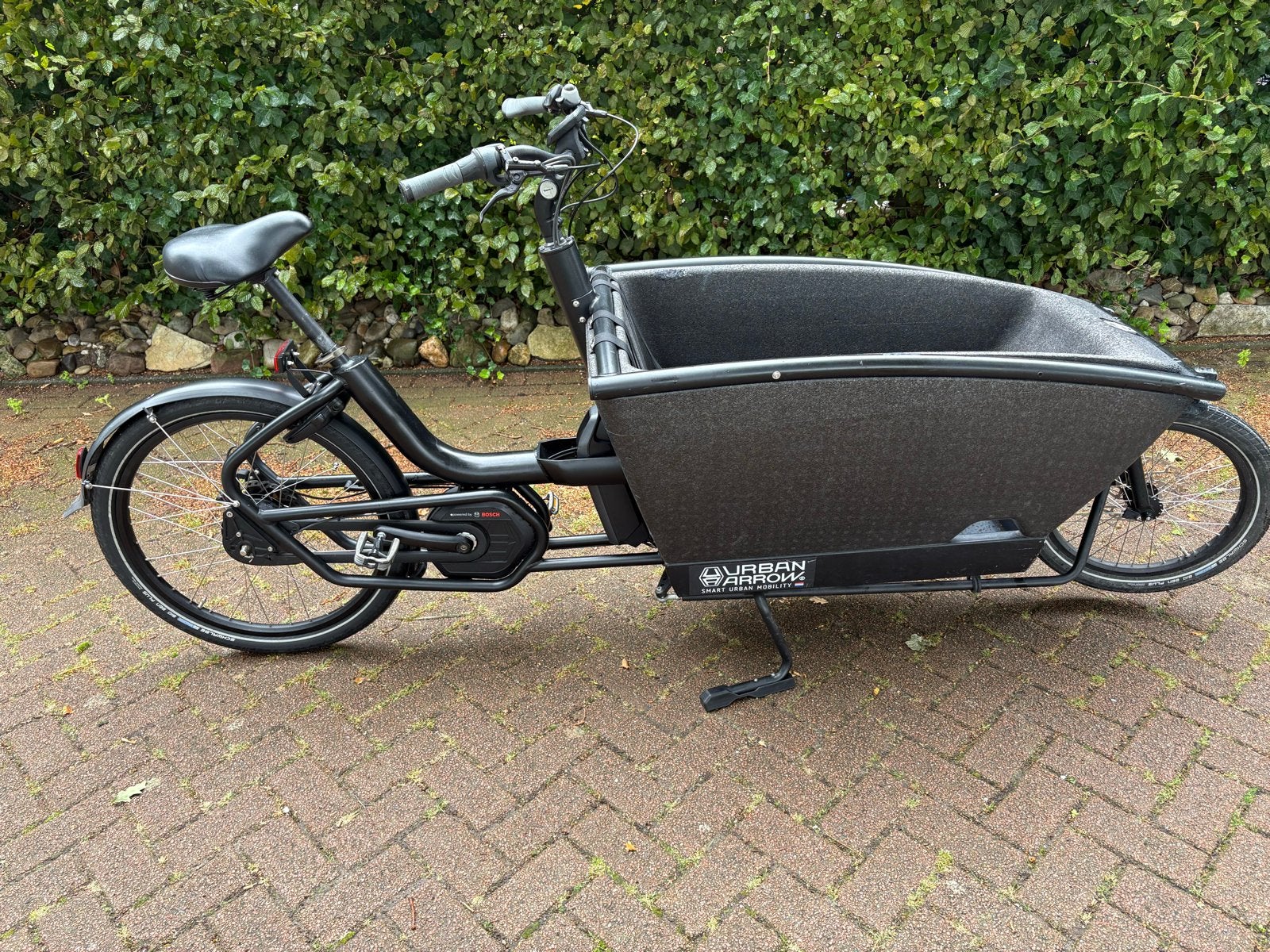 Urban Arrow Family Bakfiets - Elektrisch met Huif, Gebruikt, Elektrisch, 2 kinderen, Schijfrem