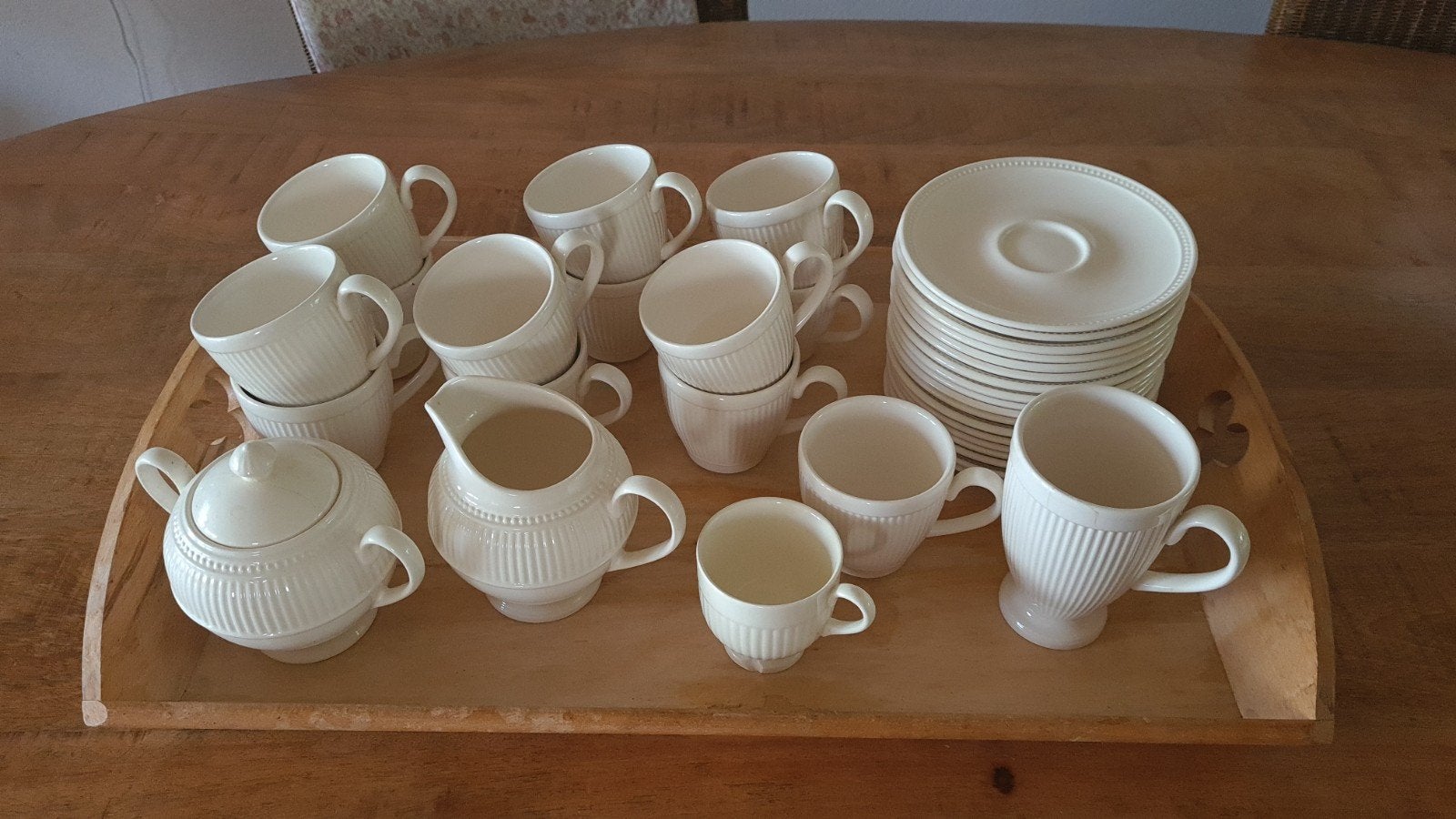 Wedgwood Windsor koffie set, Antiek en Kunst, Antiek | Servies compleet, Ophalen