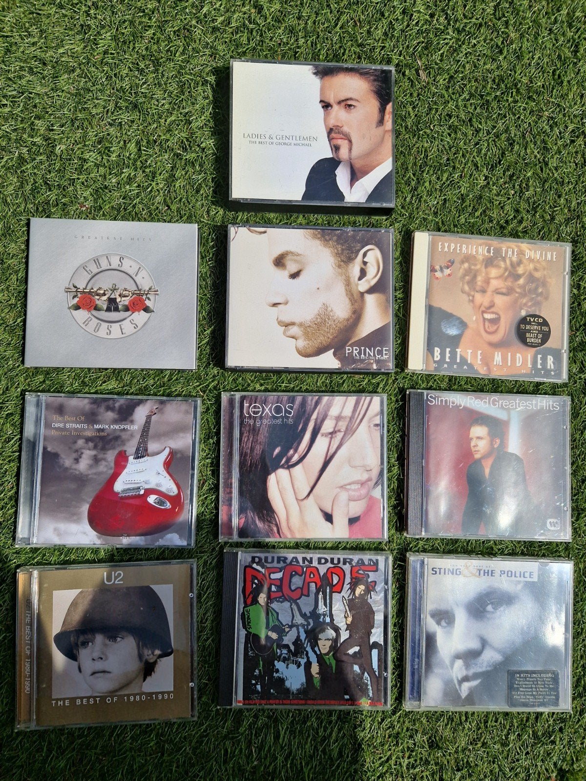 Diverse CD's: o.a. G. Michael, Prince, Guns N' Roses, U2, Ophalen, Gebruikt, Pop, Verzamelalbum