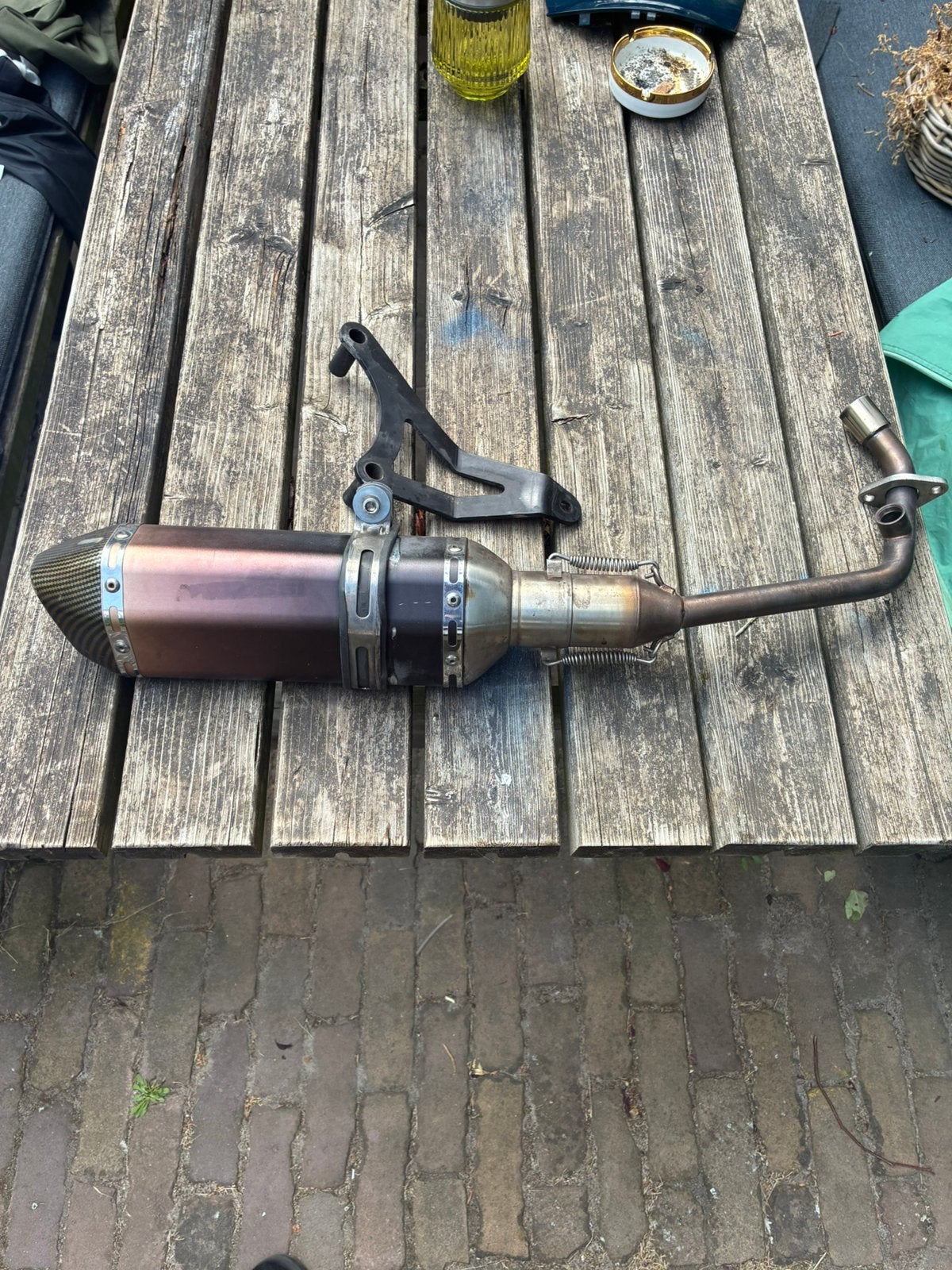 Vespa sprint uitlaat, Ophalen of Verzenden, Zo goed als nieuw