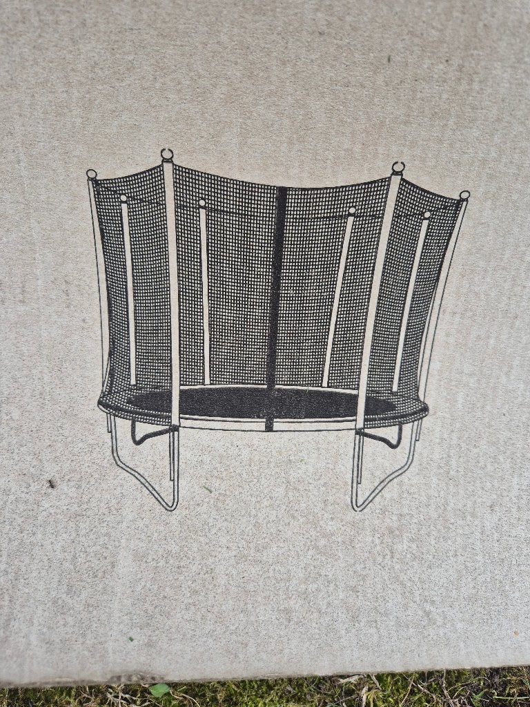 Nieuw VeiligheidsNet trampoline met palen.427 cm, Ophalen, Nieuw