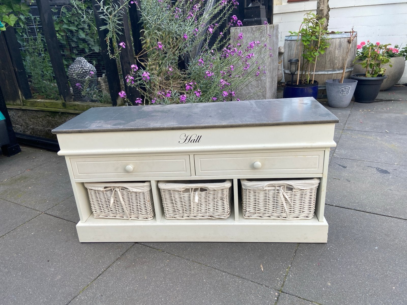 Hal kastje met lades en manden - 100x50x35cm, Huis en Inrichting, Kasten | Overige, Ophalen, Gebruikt