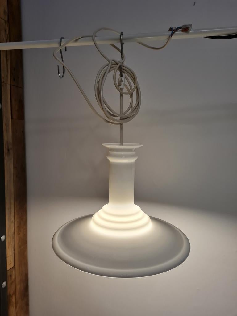 Royal Copenhagen Holmegaard glazen hanglamp, Huis en Inrichting, Ophalen, Glas