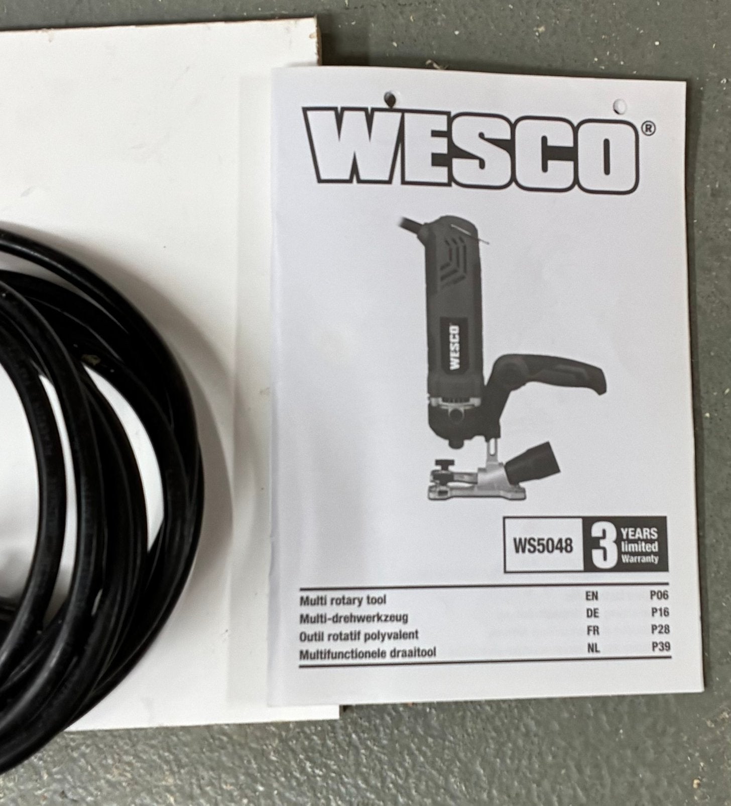 Wesco kantenfrees., Ophalen of Verzenden, Zo goed als nieuw