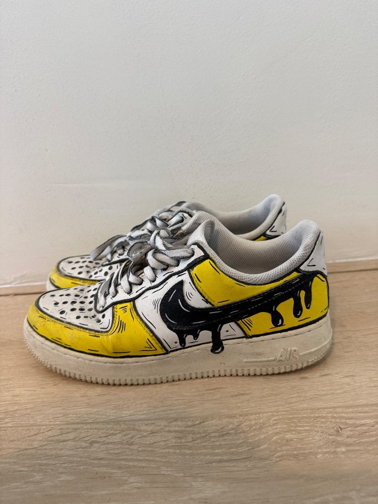 Custom Nike Air Force 1 (maat 42), Wit, Nike, Ophalen of Verzenden, Sneakers of Gympen