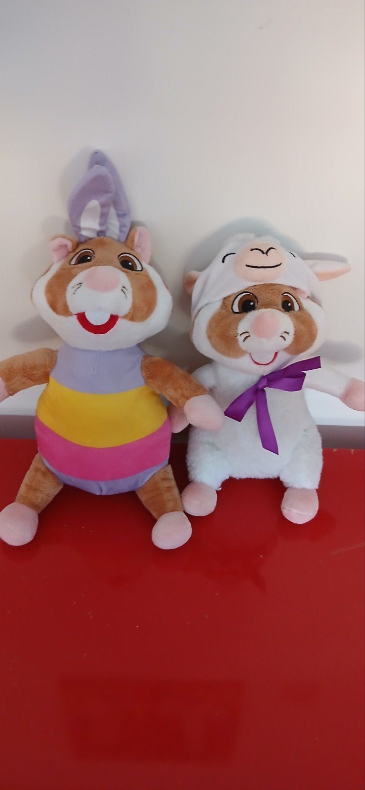 Albert Heijn Hamster Knuffels - Pasen, Gebruikt, Hamster, Middelgroot (20 tot 80 cm), Met kleding of accessoire
