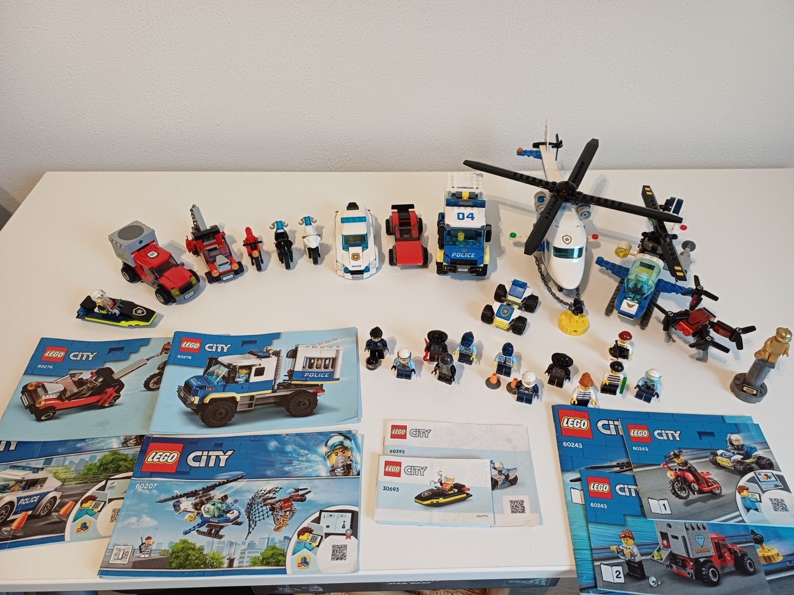 Lego City Politie - 6 Complete Sets met Instructieboekjes, Kinderen en Baby's, Lego, Inclusief instructies, Ophalen of Verzenden