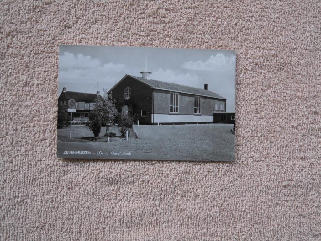 Zevenhuizen Kerk., Verzamelen, Ansichtkaarten | Nederland, Ophalen of Verzenden, 1940 tot 1960, Ongelopen, Groningen