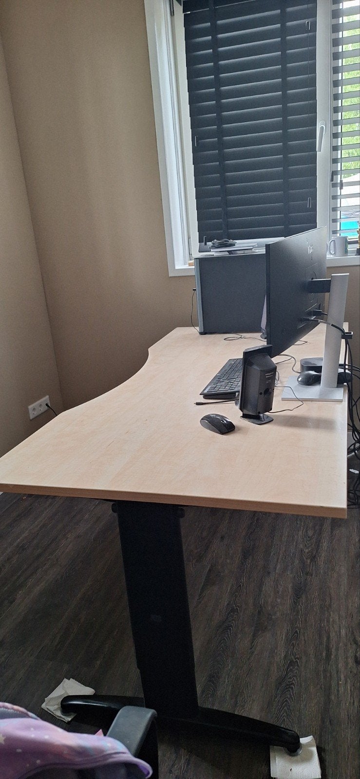 Bureau, Ophalen of Verzenden, In hoogte verstelbaar, Zo goed als nieuw