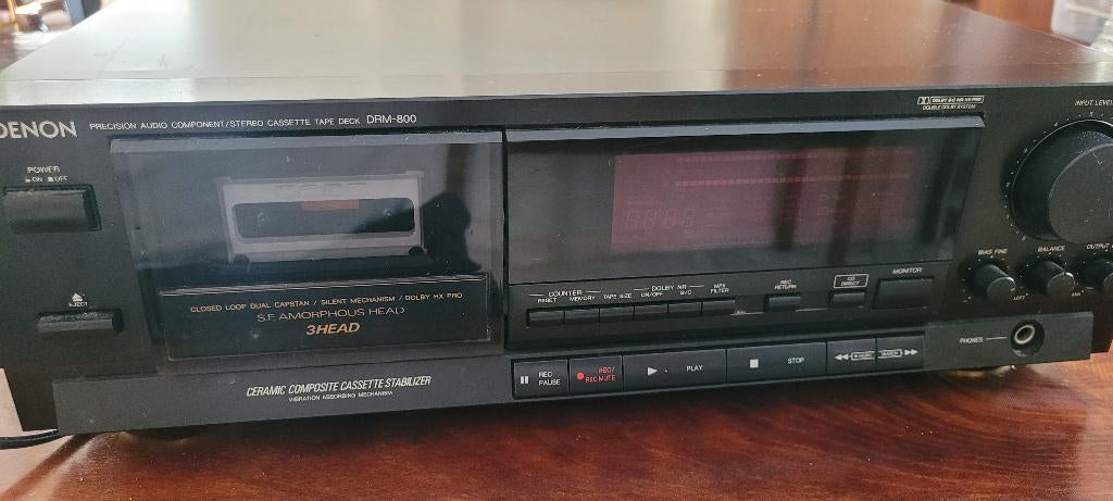DENON cassette tape deck DRM-800, Ophalen, Denon