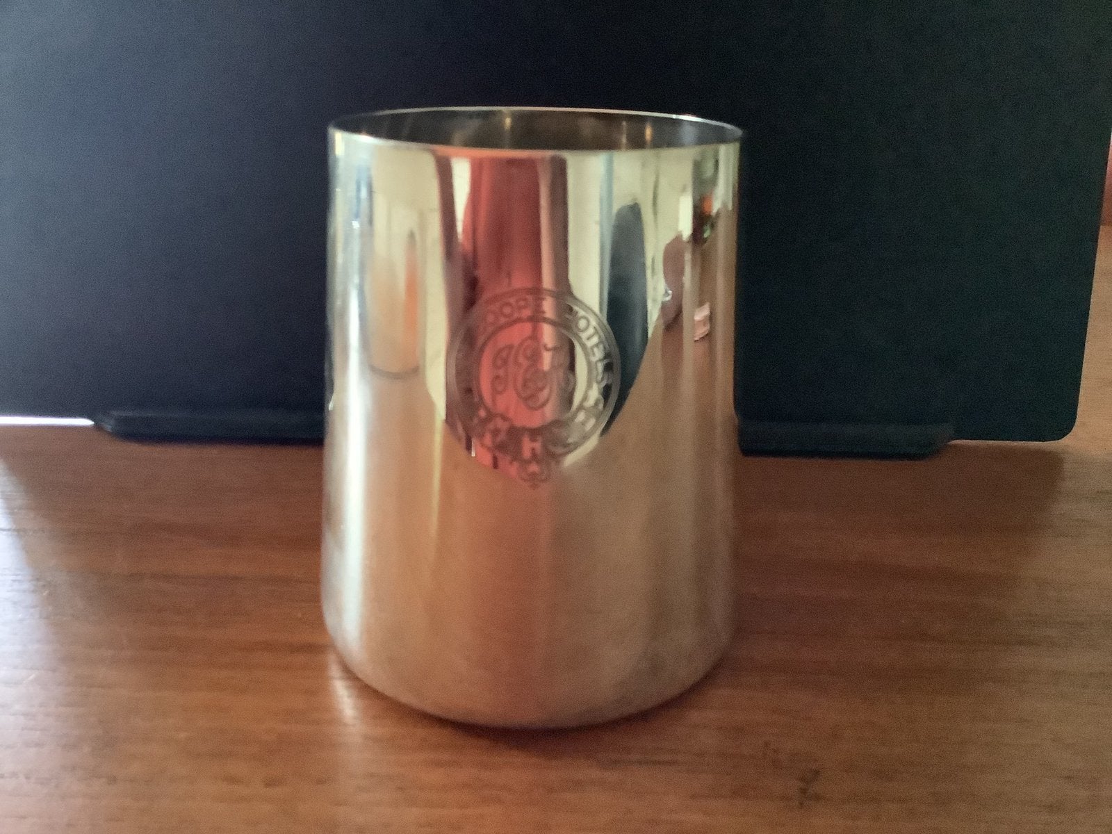 Mappin & Webb verzilverde pint., Ophalen of Verzenden, Zilver