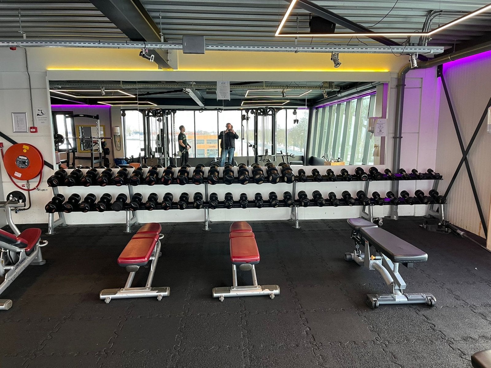 Lifemaxx dumbbellset 2-46 kg met rek, Ophalen, Gebruikt, Lifemaxx, Lifemaxx