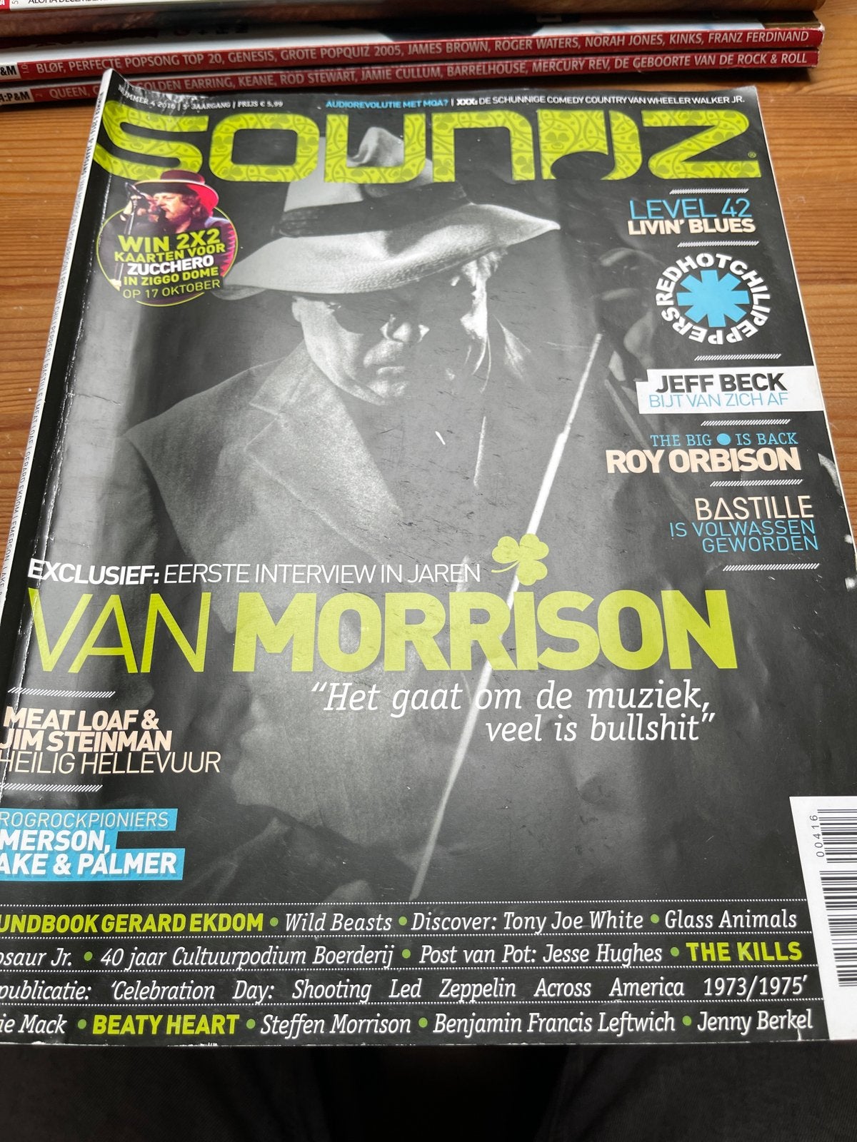Soundz Magazine - Van Morrison Cover (2015), Boeken, Ophalen of Verzenden, Zo goed als nieuw, Muziek, Film of Tv