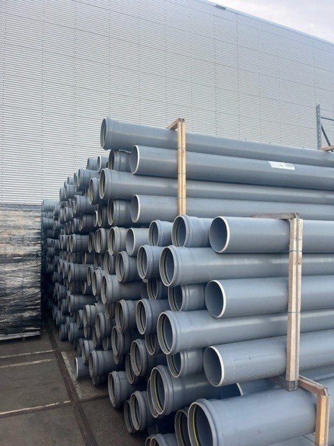 PVC BUIZEN 200 en 250mm SN8 Voorzien van mof., Pvc, -, -, Nieuw
