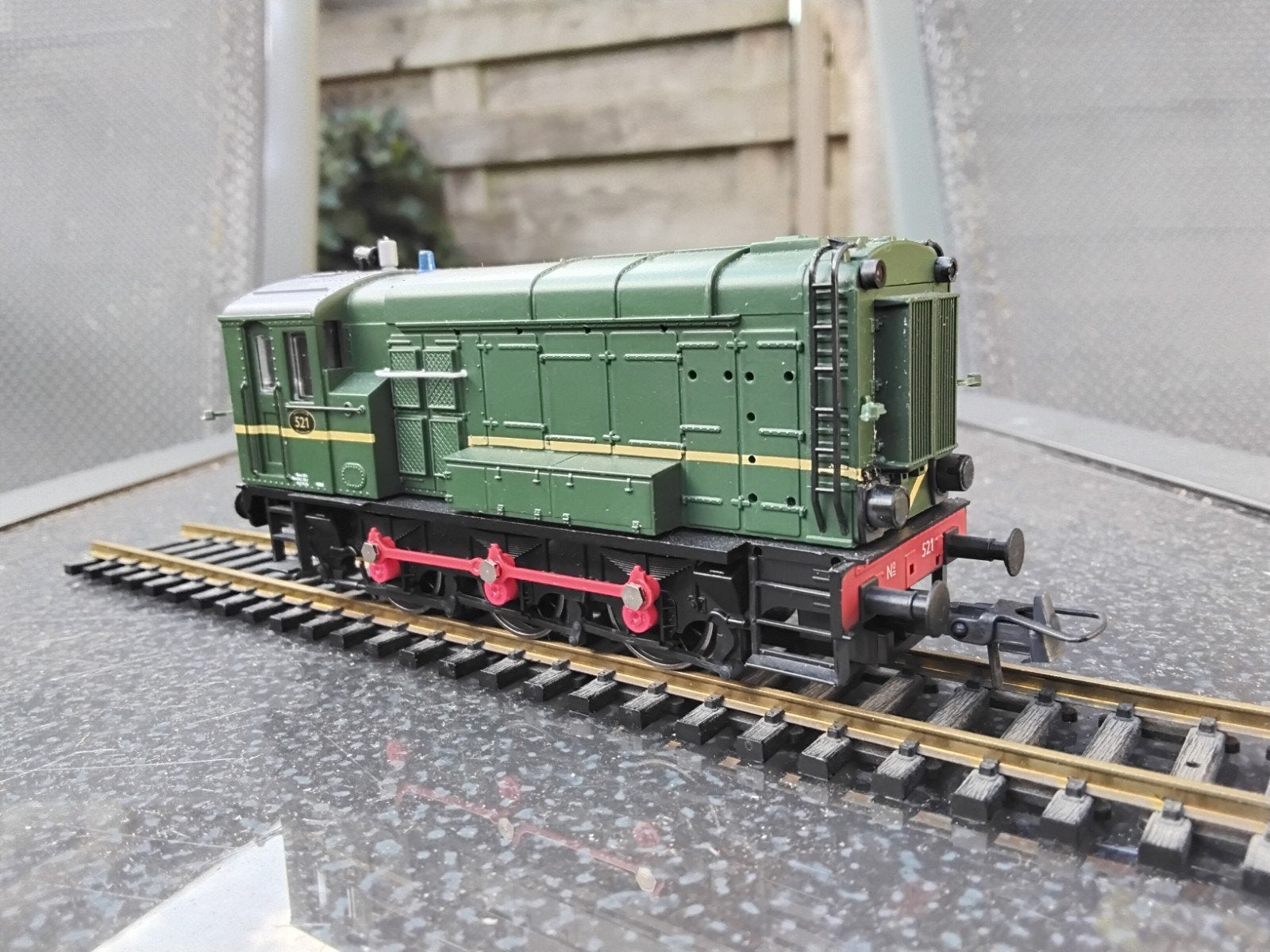 ROCO NS. Dieselloc 521. Hppel, Hobby en Vrije tijd, Modeltreinen | H0, Zo goed als nieuw, Locomotief, Gelijkstroom, Roco, NS, Ophalen of Verzenden