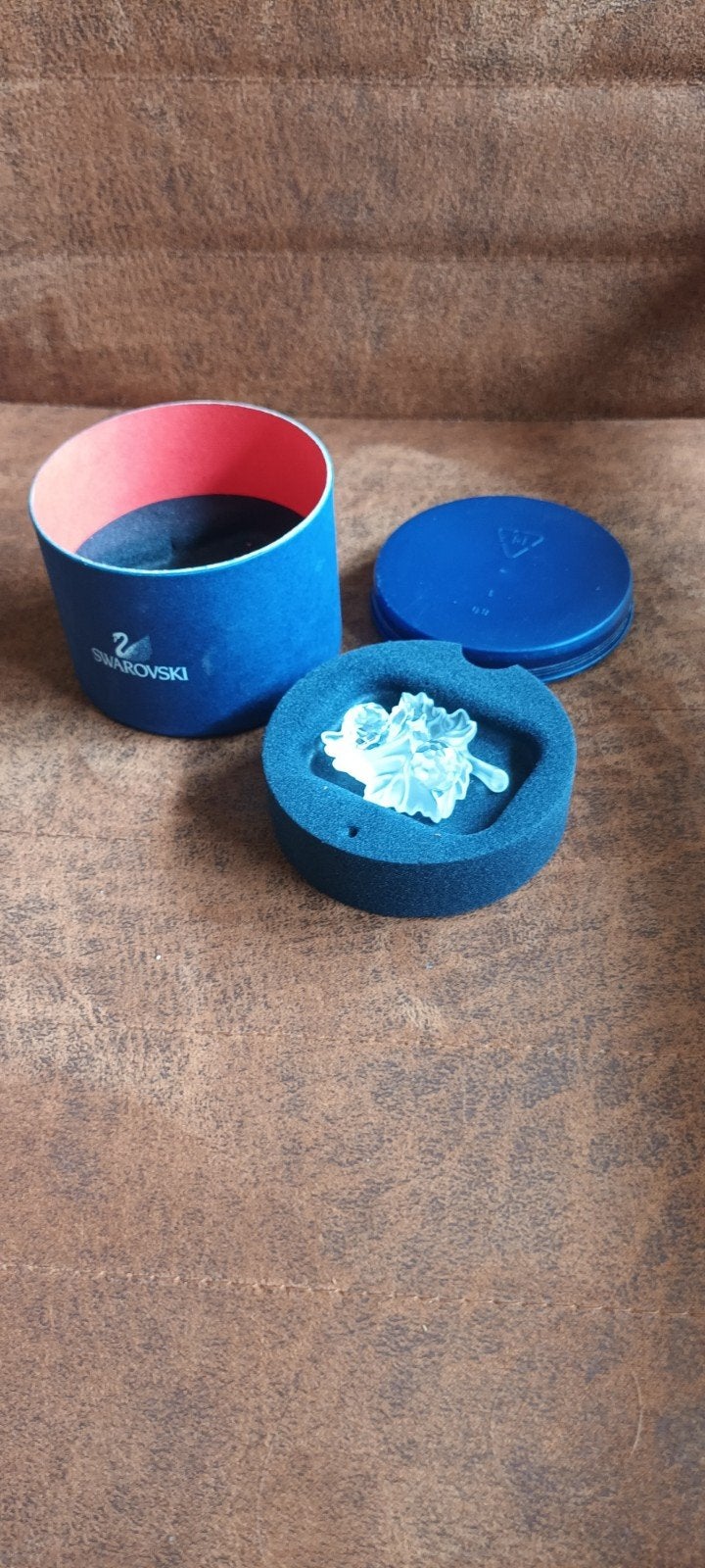 Swarovski Kristal Figuur slakjes op Blad, Ophalen of Verzenden, Zo goed als nieuw, Figuurtje