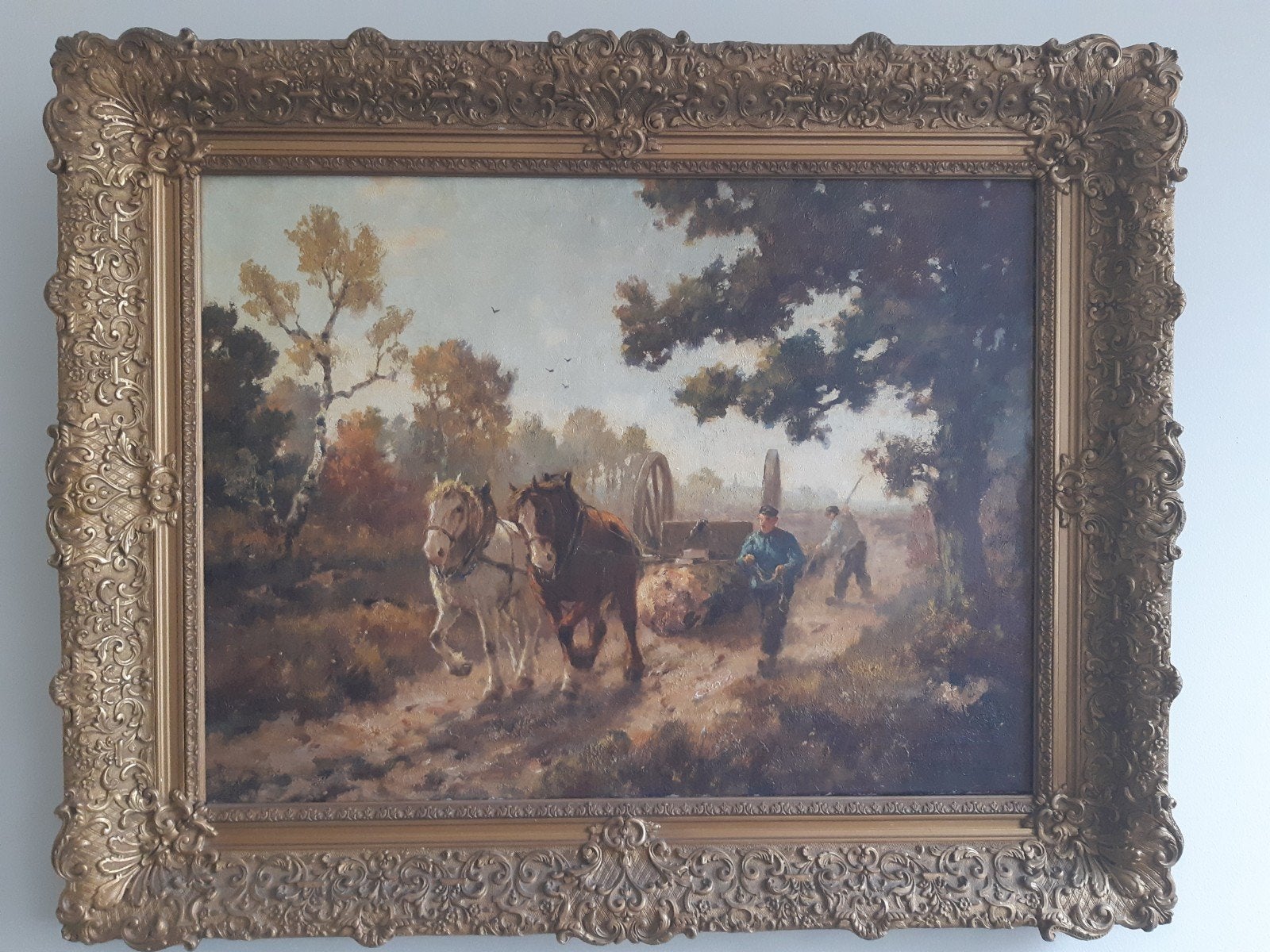 Groot Schilderij M. Nefkens " Malle Jan", Ophalen