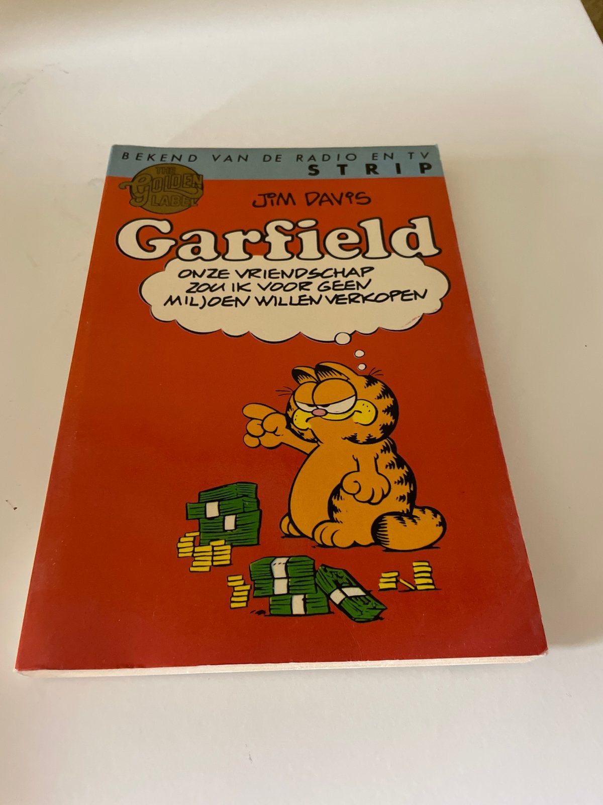 Garfield: Onze vriendschap zou ik voor geen miljoen willen v, Eén stripboek, Ophalen of Verzenden, Gelezen