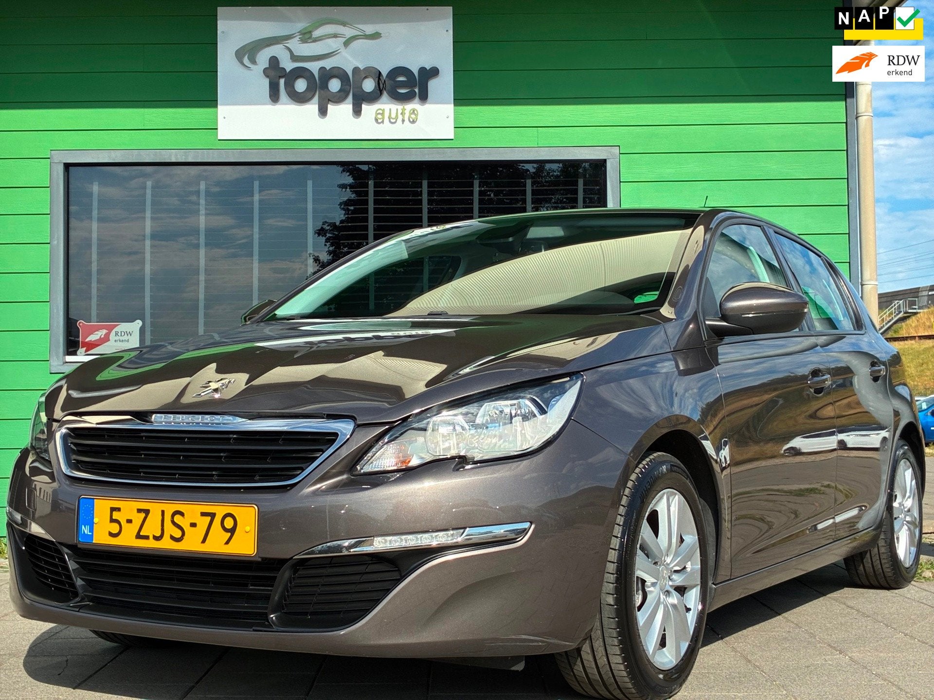 Peugeot 308 1.2 VTi Active|2e Eigenaar|D-riem v.v.|Navigatie, Auto's, Voorwielaandrijving, Euro 5, 750 kg, 1199 cc