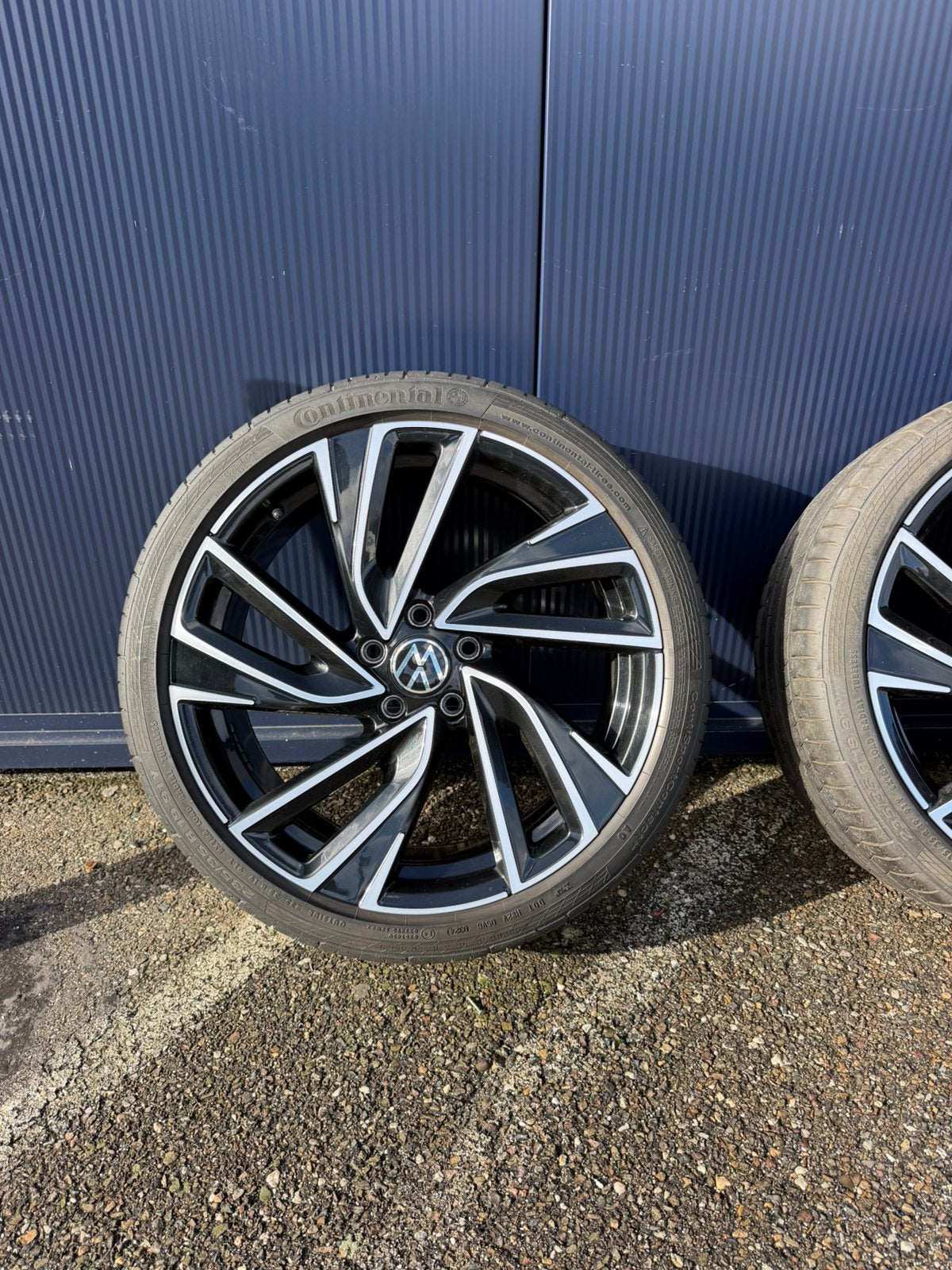 19" Originele Volkswagen Adelaide Golf 8 velgen Continental, Gebruikt, Banden en Velgen, 235 mm, Personenwagen