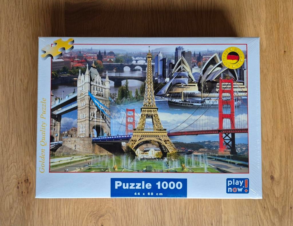 Puzzels  San Francisco/Eifeltoren/Sydney, Ophalen of Verzenden, 500 t/m 1500 stukjes, Nieuw, Legpuzzel