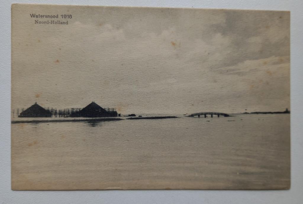 Anna Paulowna Watersnood Zuiderzee Bieden € 8,00, Ophalen of Verzenden, Voor 1920, Noord-Holland