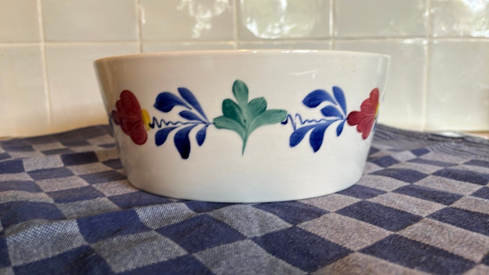 Ovenschaal of ovenware van Boerenbont, Gebruikt, Overige merken, Landelijk/Boerenbont, Ophalen of Verzenden