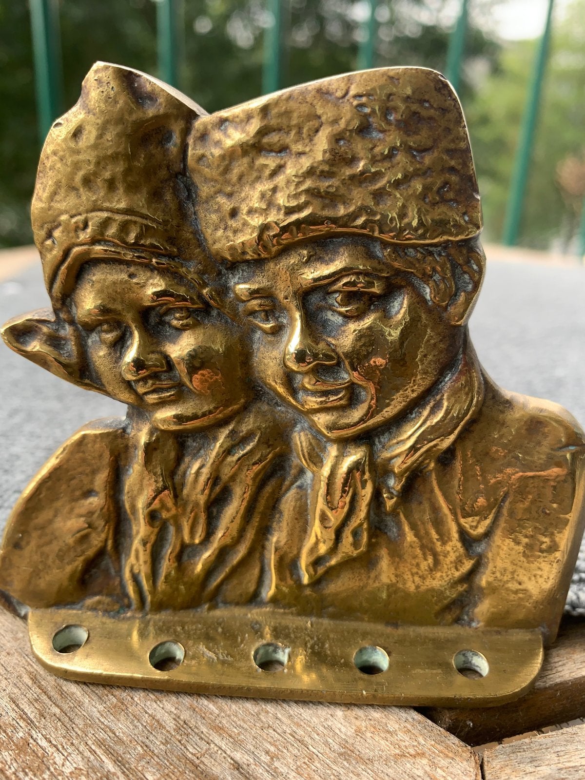 Volendam antiek koperen souvenier zware uitvoering, Ophalen of Verzenden