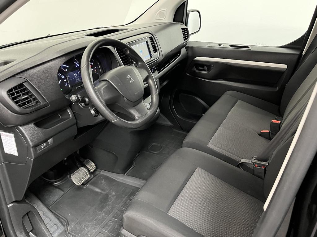 Peugeot Expert 2.0 BlueHDI 180PK Dubbele Cabine Automaat Nav, Auto's, Bestelauto's, Gebruikt, 4 cilinders, 2500 kg, Zwart