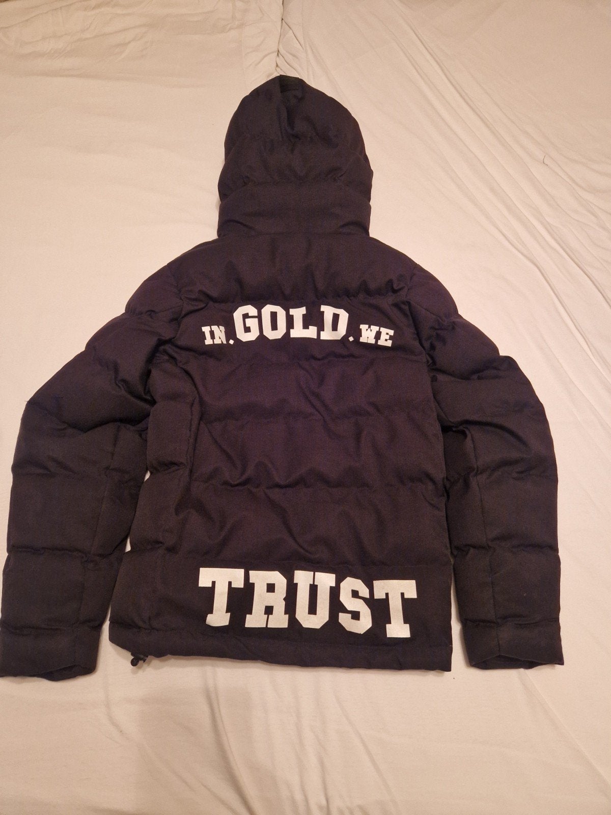 In gold we trust jas, Zwart, Overige maten, Ophalen of Verzenden, In Gold We Trust