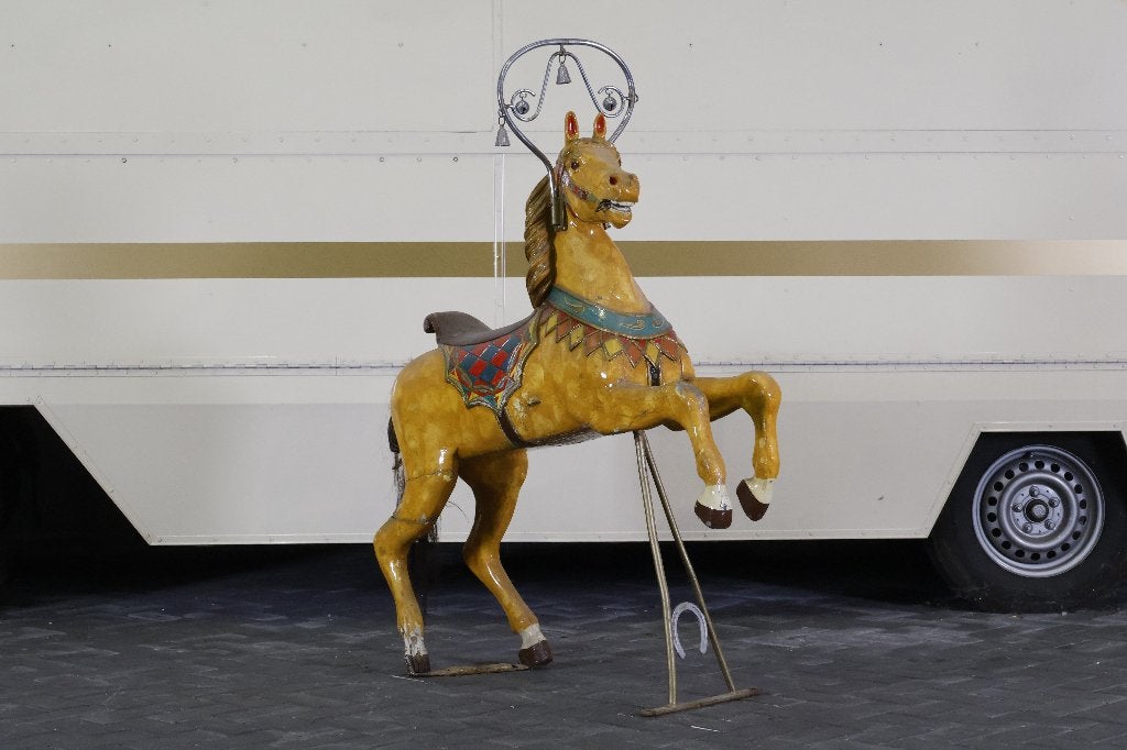 Origineel Thummel-carrouselpaard, Kavel 221 -Veiling 26 Sept, Ophalen
