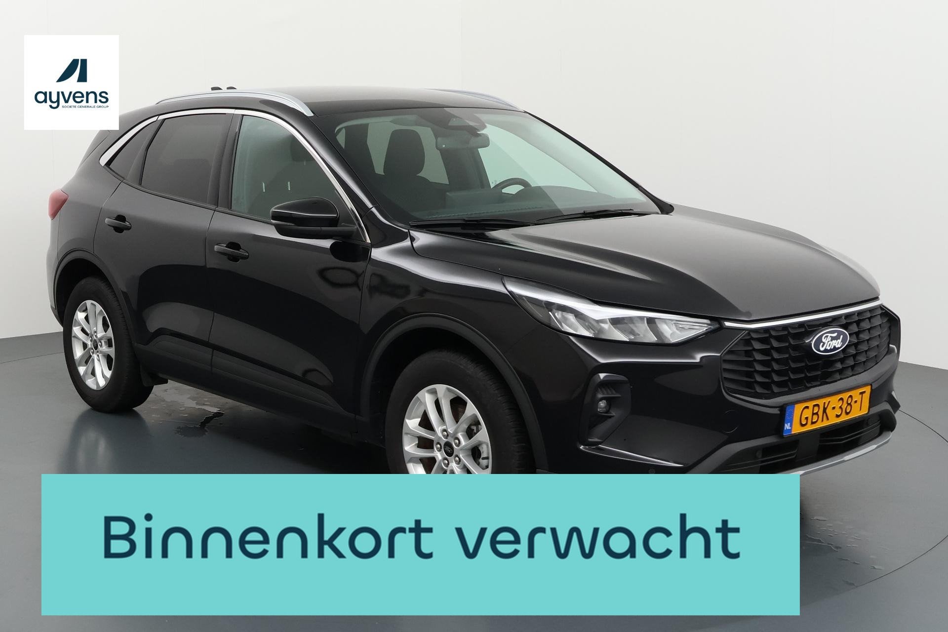 Ford Kuga 2.5 PHEV Titanium Krachtig plug-in comfort met een, Auto's, Gebruikt, Euro 6, Zwart, Bedrijf