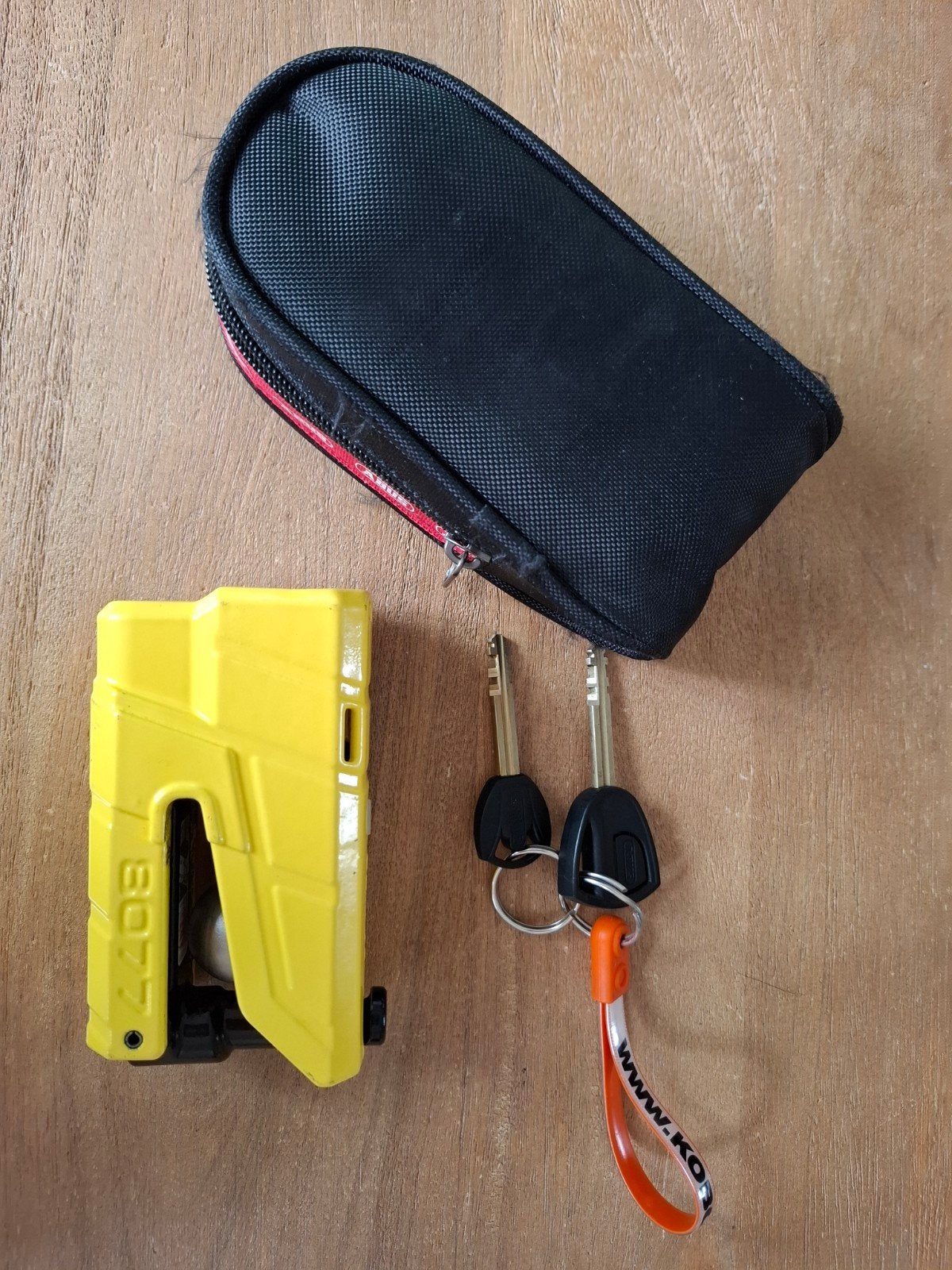 Remschijfslot ABUS 8077 2.0 Granit Detecto XPLUS, Ophalen of Verzenden, Gebruikt