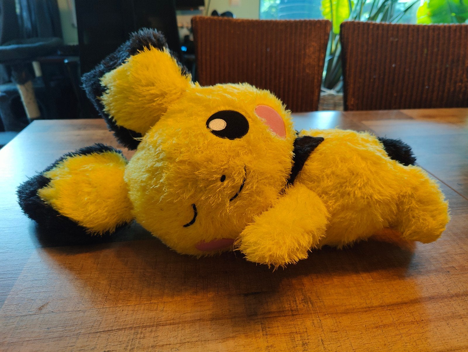 Pokémon Pichu knuffel - Zo goed als nieuw, Overige merken, Geel, Overige typen, Ophalen of Verzenden