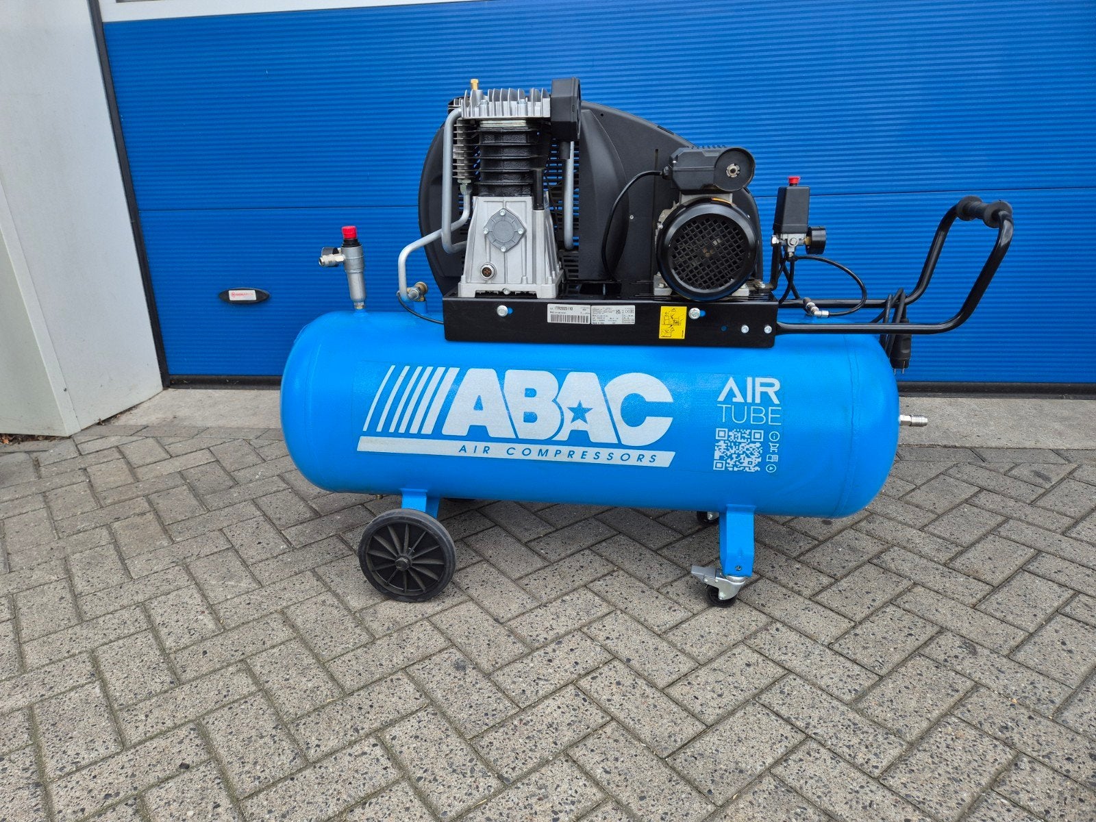 ABAC Mobiele Zuigercompressor 230V in nette staat!, Doe-het-zelf en Verbouw, Gebruikt, Info@bolkmachinehandel.nl, ABAC, Italië