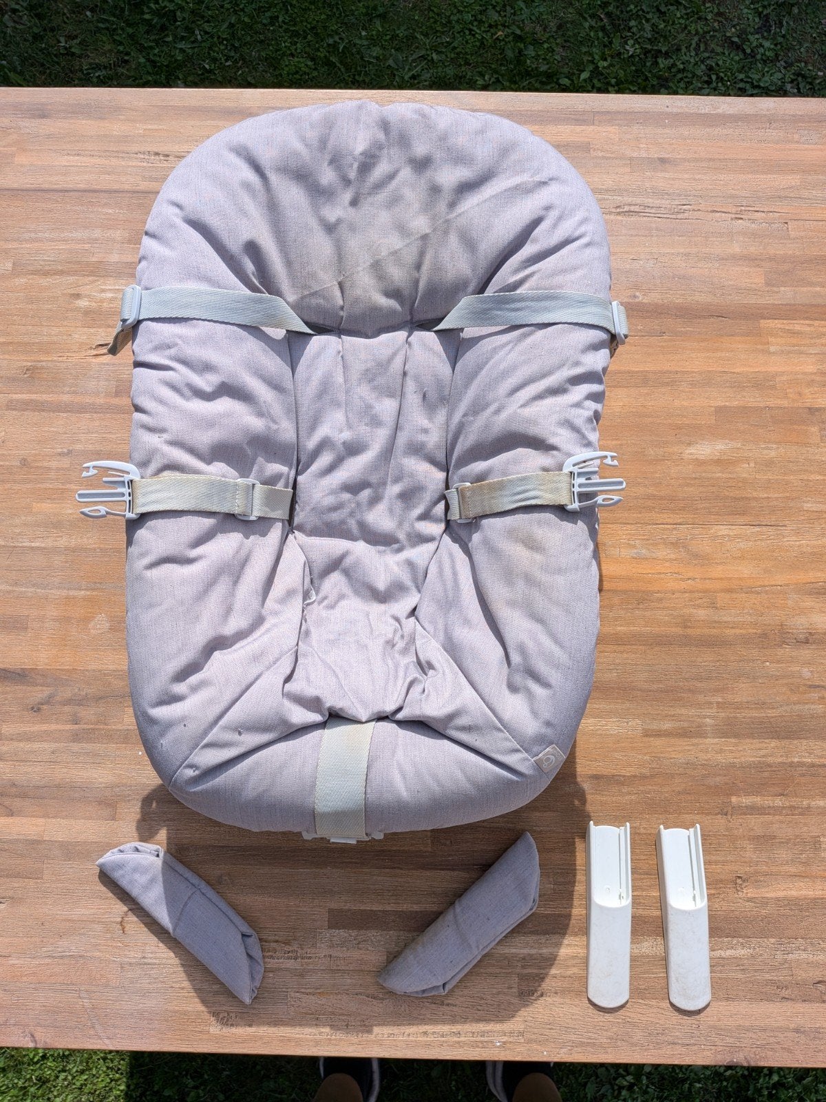 Stokke Tripp Trapp Newborn Set met bekleding, Ophalen, Gebruikt, Meegroeistoel, Gordel(s)