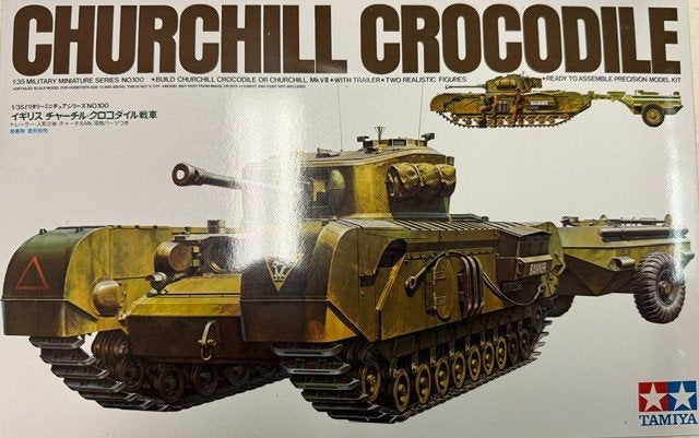Coelianmodels, Tamiya 35100 Churchill Crocodile 1/35 € 49,99, Tank, 1:32 tot 1:50, Nieuw, Ophalen of Verzenden