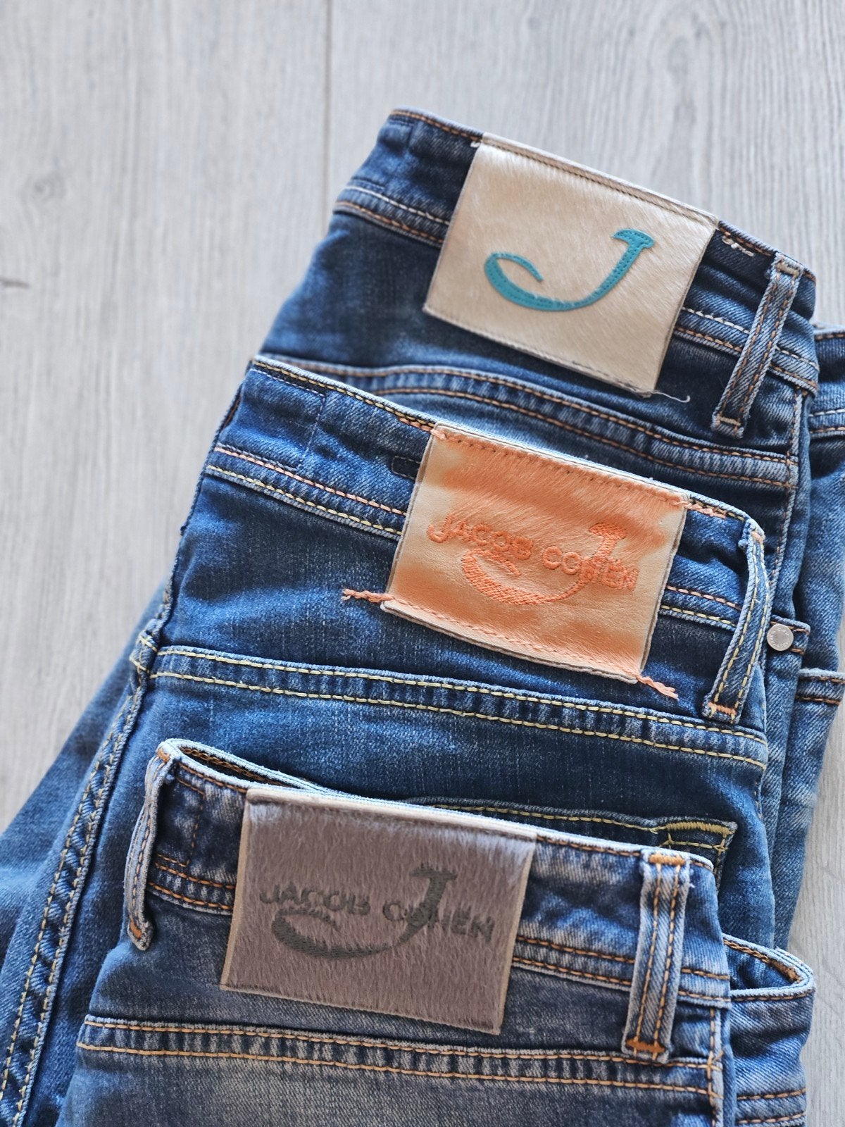 3 Jacob Cohen Jeans - Type 622 - Maat W31, Ophalen of Verzenden, Gedragen, Blauw, Jacob Cohen
