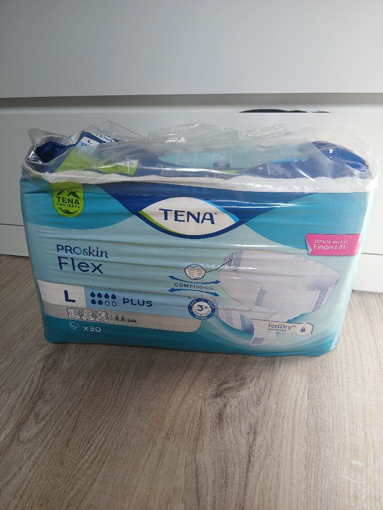 10stuks beschikbaar Tena proskin plus maat L, Ophalen of Verzenden, Nieuw