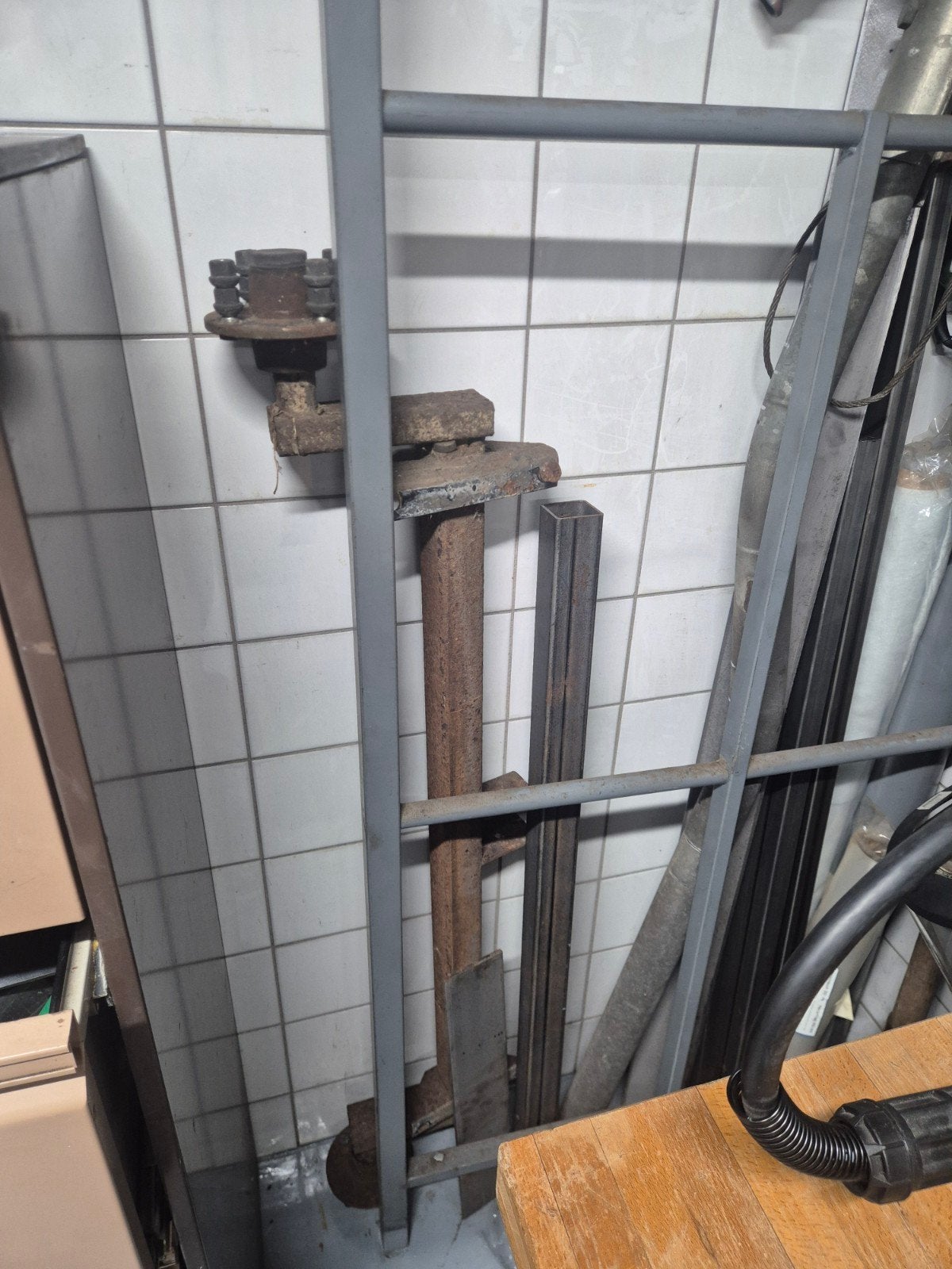 Smalle Aanhanger as 90cm 4x100 aanhangeras, Ophalen, Gebruikt