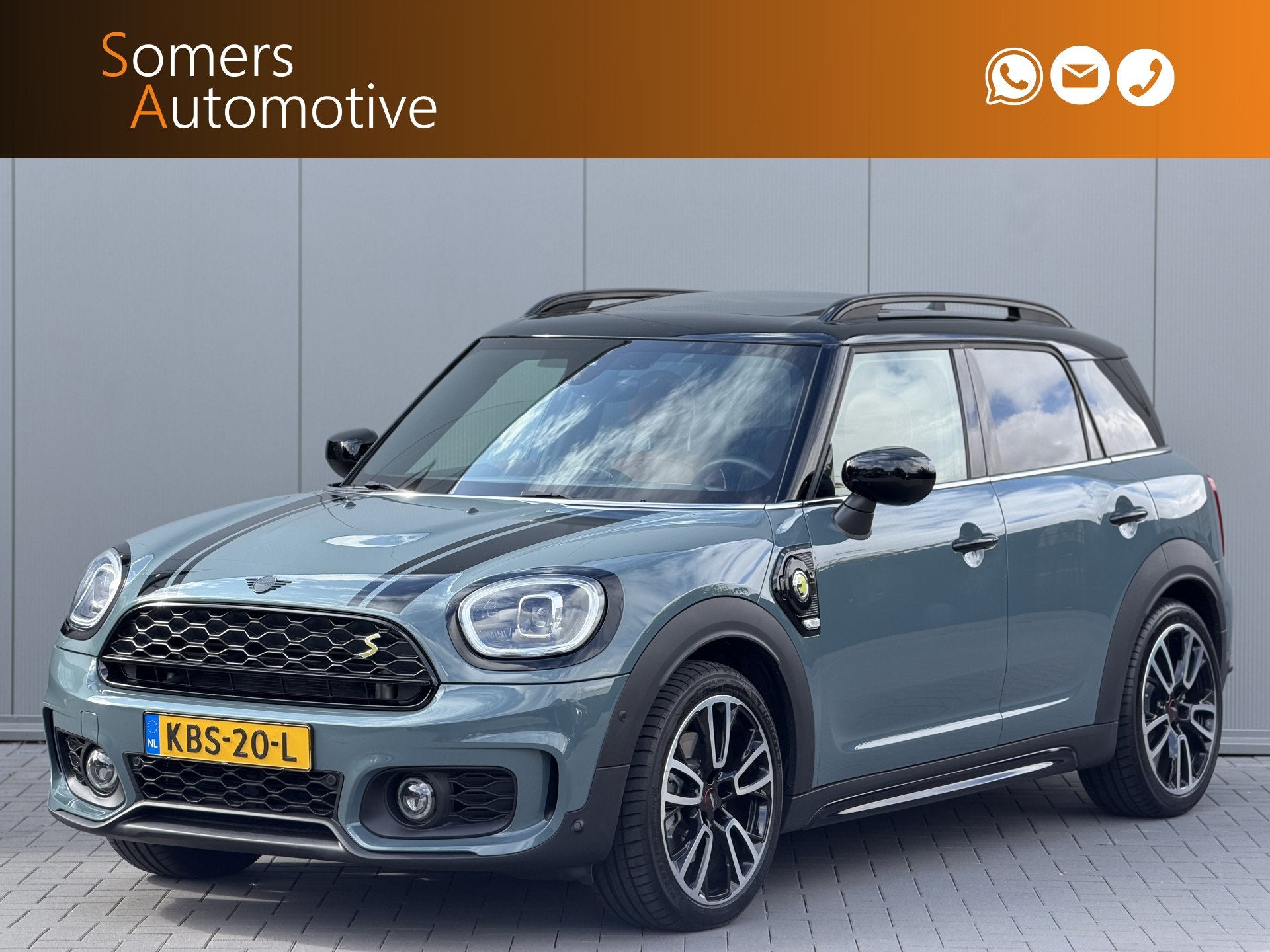 MINI Countryman 1.5 Cooper SE Hybrid ALL4 | JCW | Panorama |, Auto's, Automaat, Dealer onderhouden, Gebruikt, Euro 6