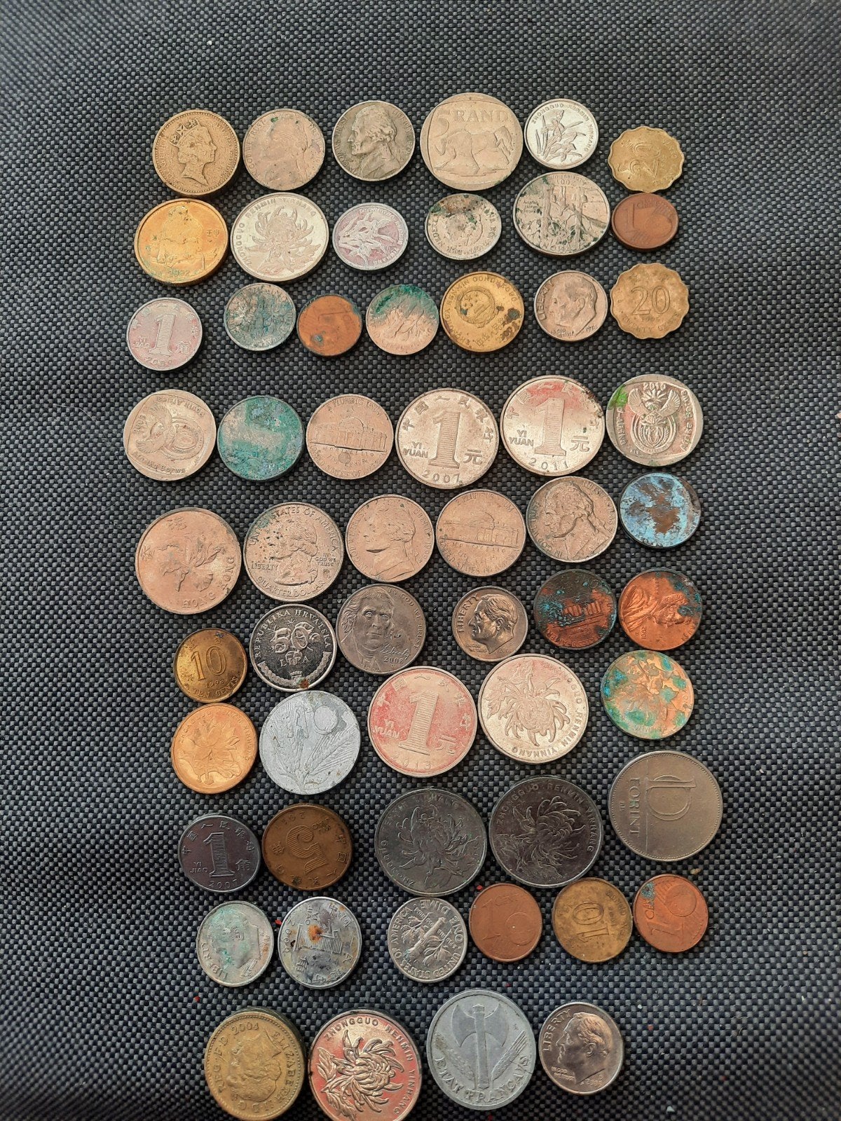 Grote collectie diverse buitenlandse munten, Ophalen of Verzenden, Oost-Azië, Setje