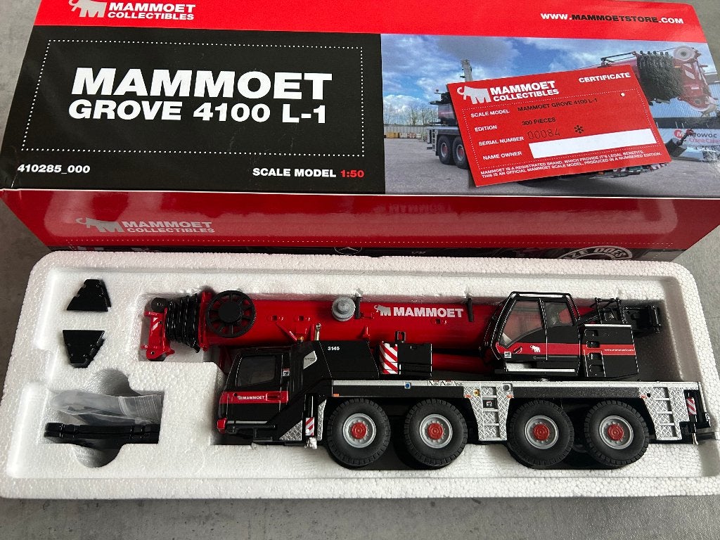 Mammoet Grove 4100 L1, Ophalen of Verzenden, Zo goed als nieuw, Hijskraan, Tractor of Landbouw, Wsi
