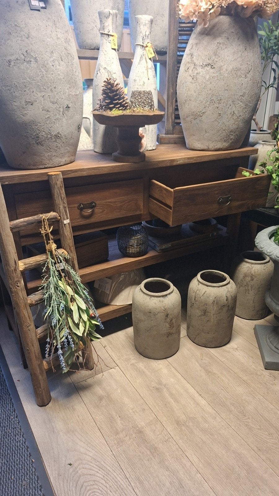 ~ sober ~ Nieuwe Sidetable, Ophalen, Sober, Landelijk, Nieuw, Rechthoekig