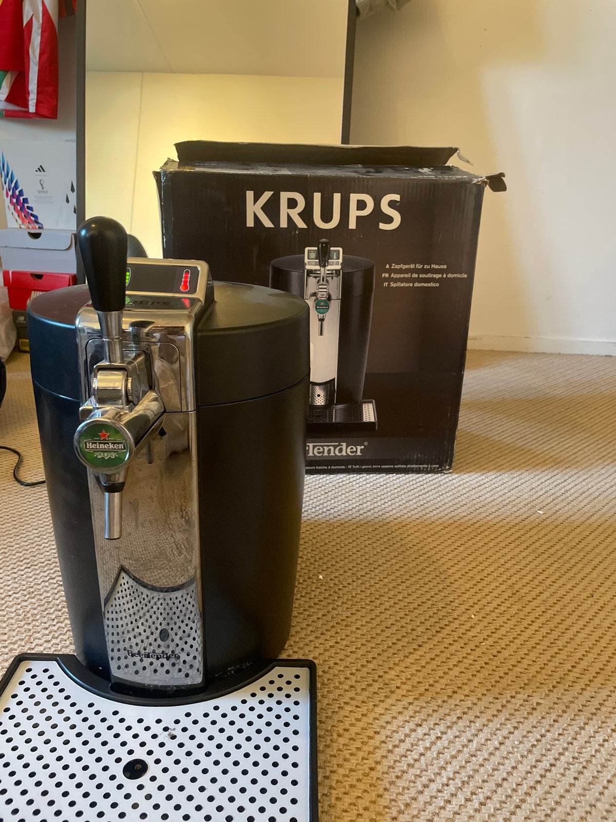 Krups BeerTender thuistap - B90, Ophalen, Zo goed als nieuw, Krups