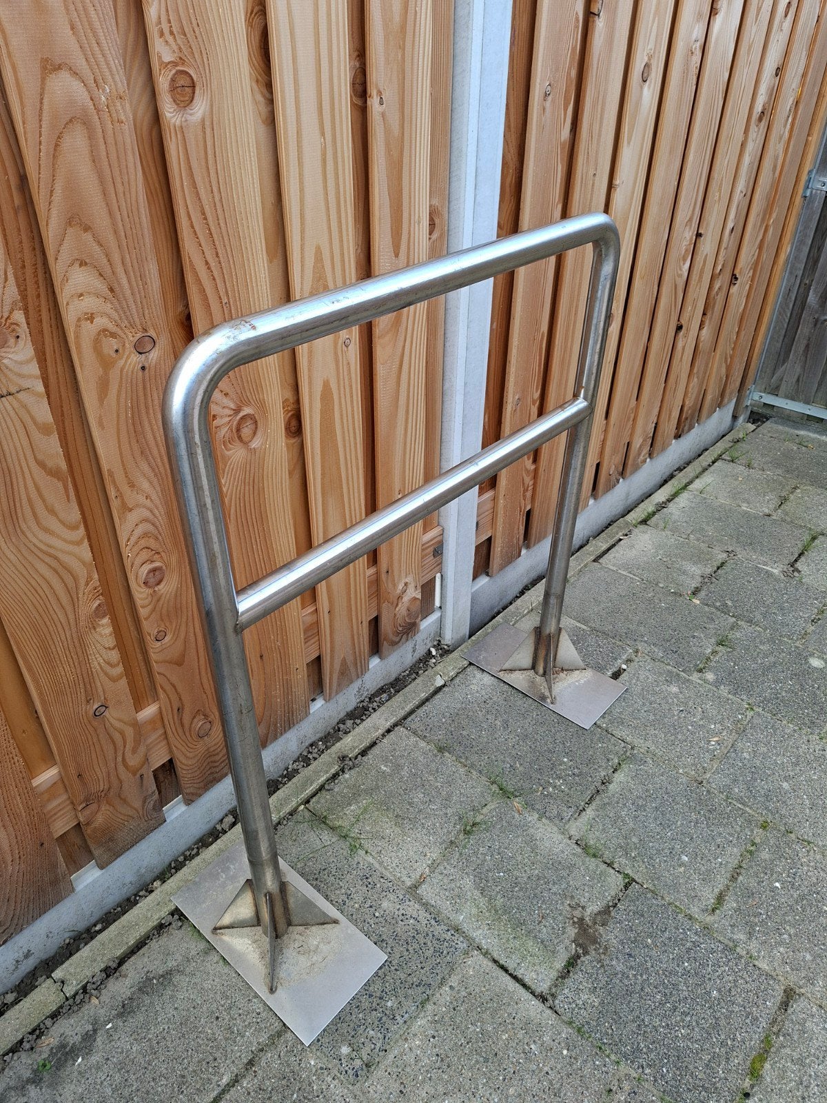RVS fietsenrek / beugel - Gebruikt, Ophalen, Gebruikt