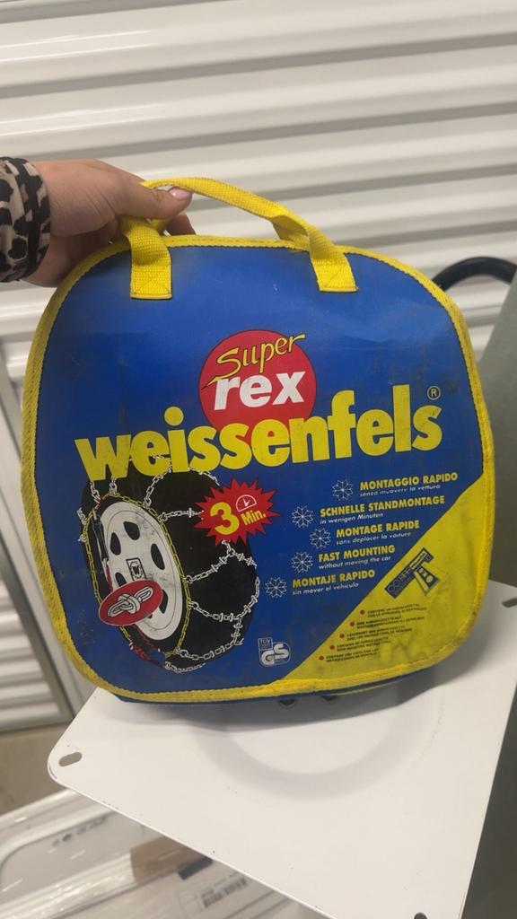 Weissenfels Super Rex Sneeuwkettingen, Ophalen, Gebruikt