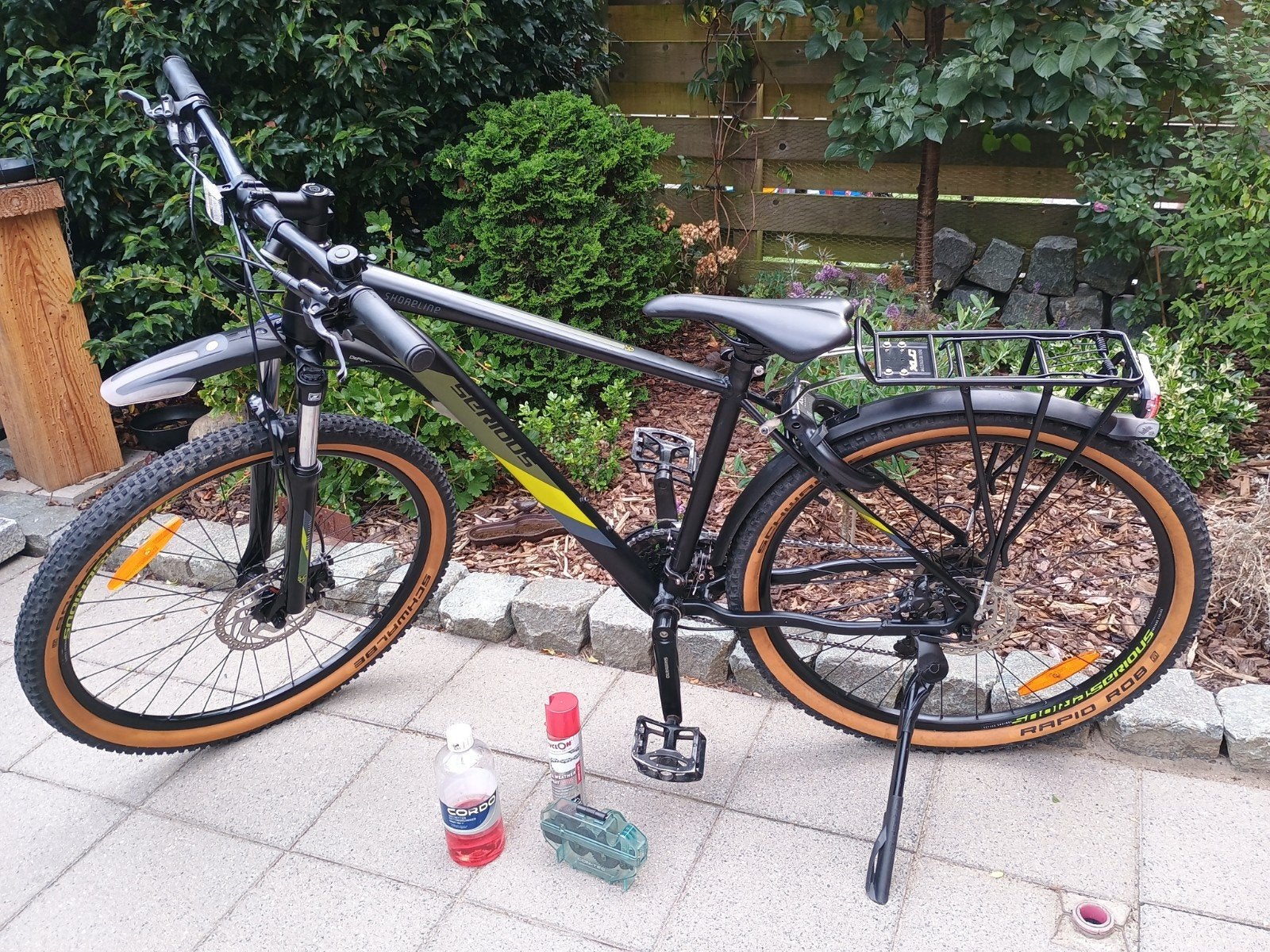 Serious Shoreline Mountainbike - 46cm, veel accessoires, Fietsen en Brommers, Fietsen | Mountainbikes en ATB, Ophalen, Gebruikt